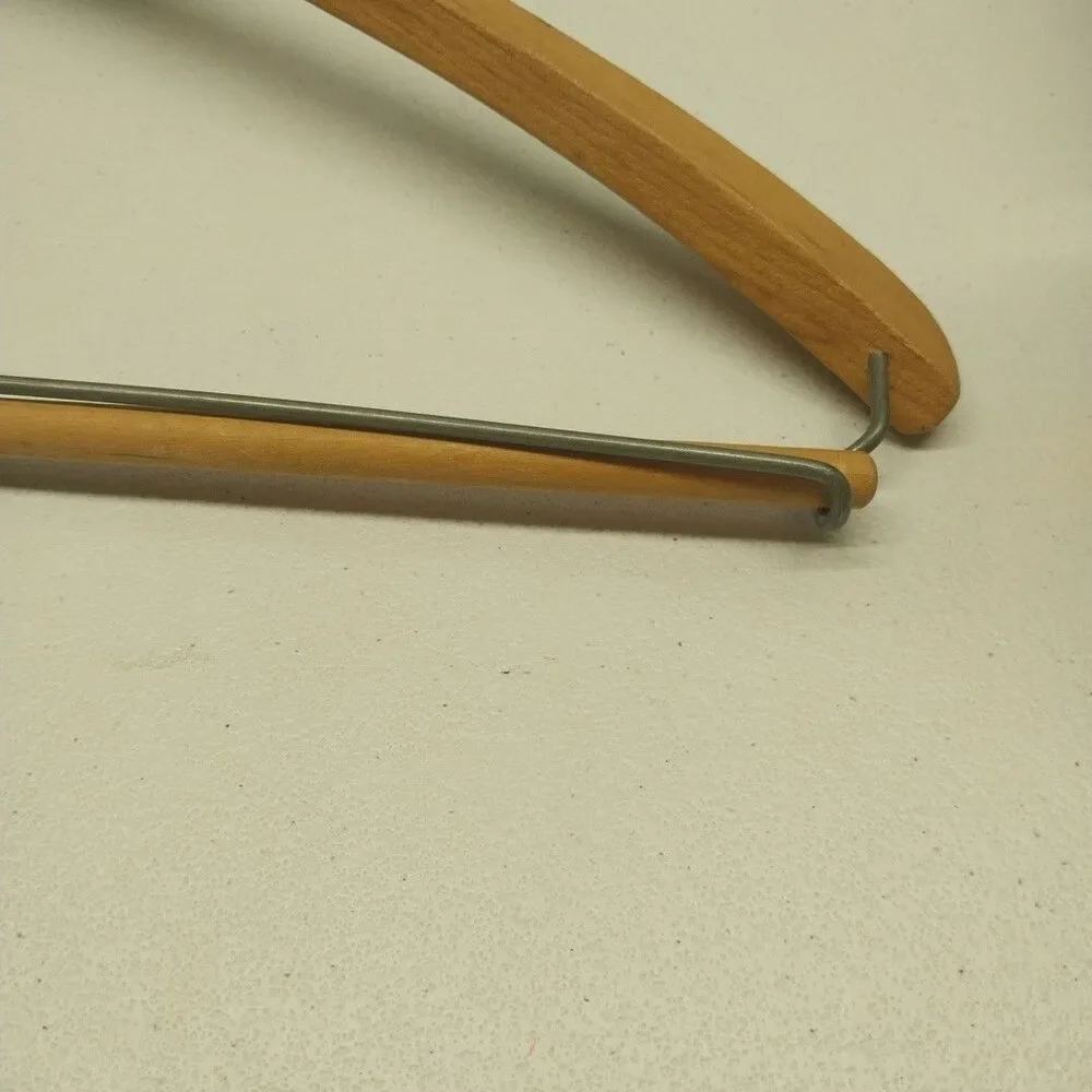Vintage Global Fashions Wood Clothes Hanger Store Display Advertising 17 Inch
